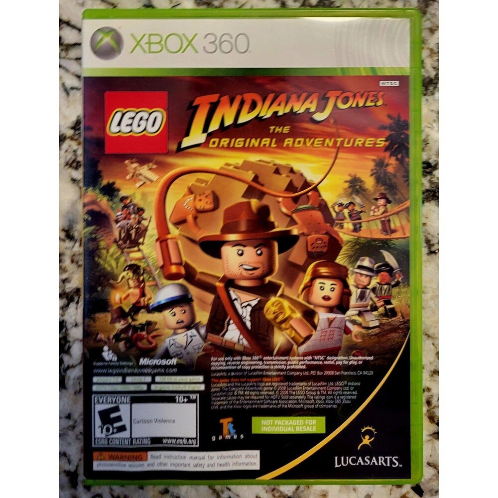 LEGO Indiana Jones and Kung Fu Panda Dual Pack (Microsoft Xbox 360) CIB/ TESTED